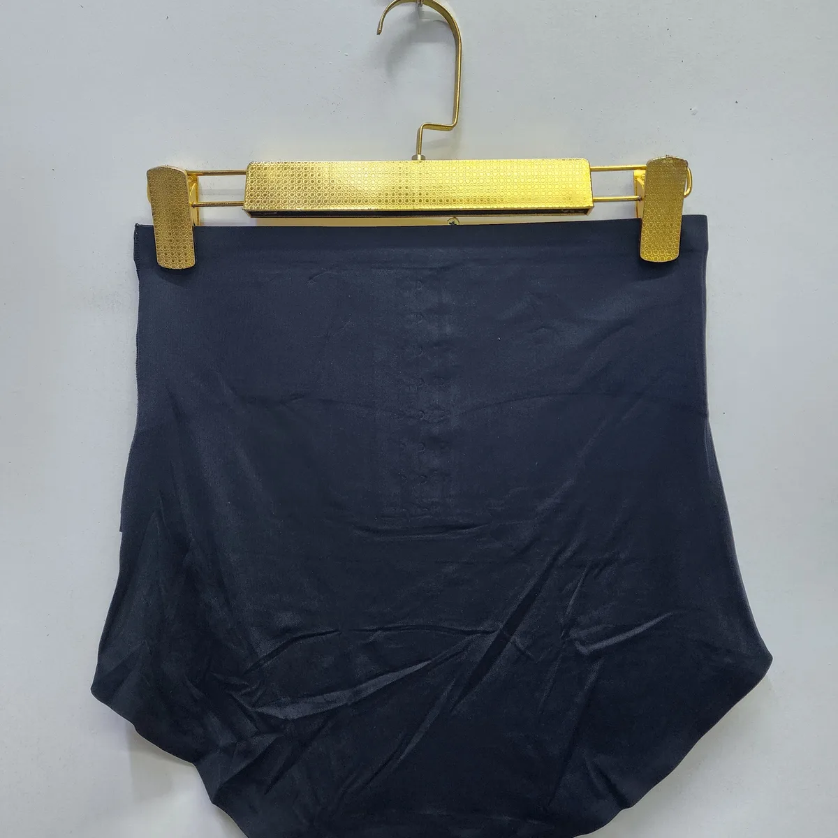 Silk High Waist Tummy Control Panties – Adjustable Front Hooks (Size 12–18)