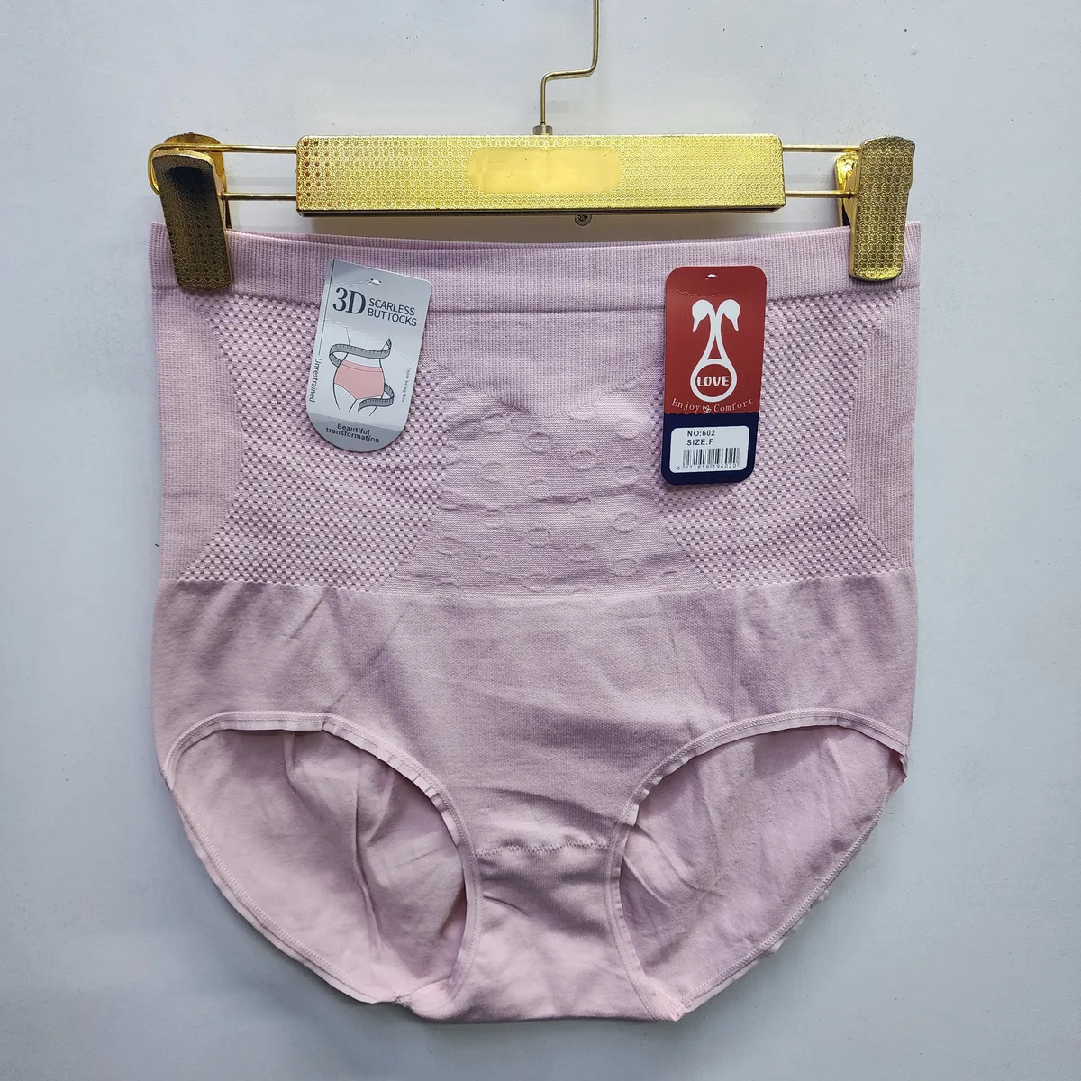 Stretch Cotton Blend High Waist Panties – Size 18–22