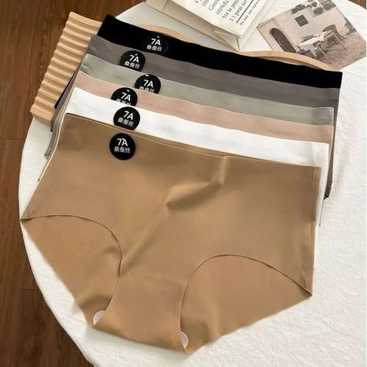 Fully Seamless Silk Panties (Size 10–14)