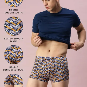 Men’s Soft Cotton Designer Boxers – Hidden Pocket Detail