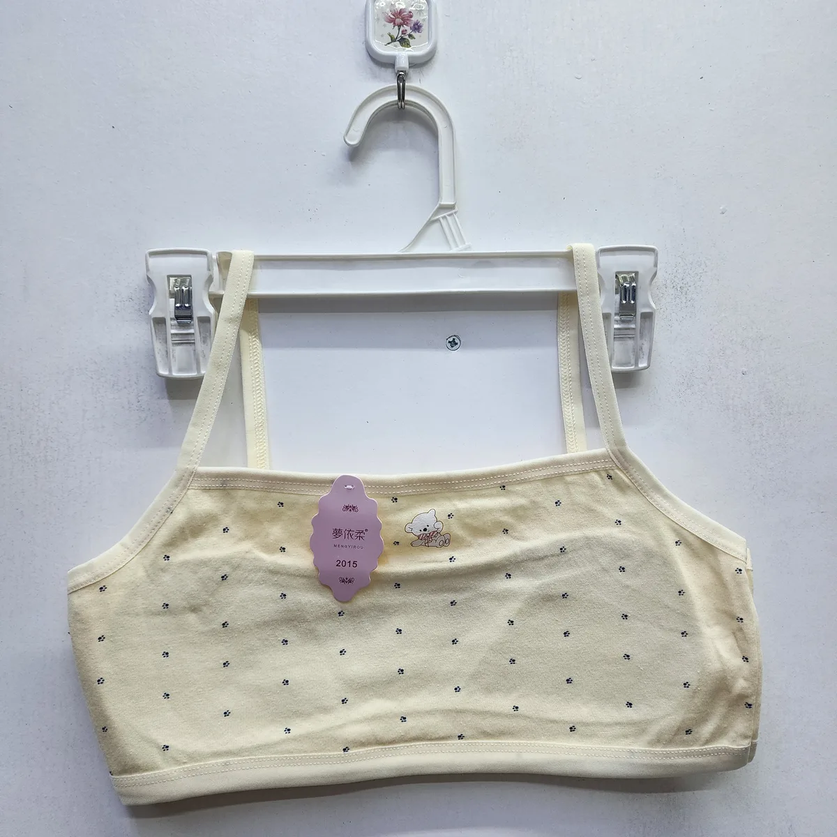 Kids Cotton Starter Bra – Preteens Training Bra (Non-Adjustable Straps)